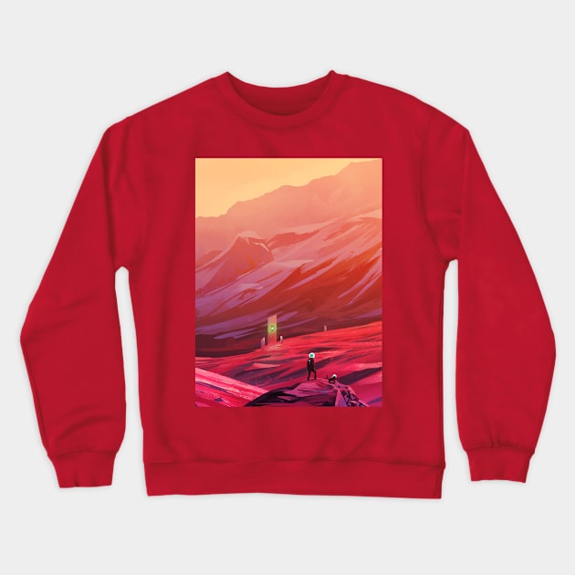 Phazed and Cloud | SciFi Adventures #2 Crewneck Sweatshirt by PHAZED